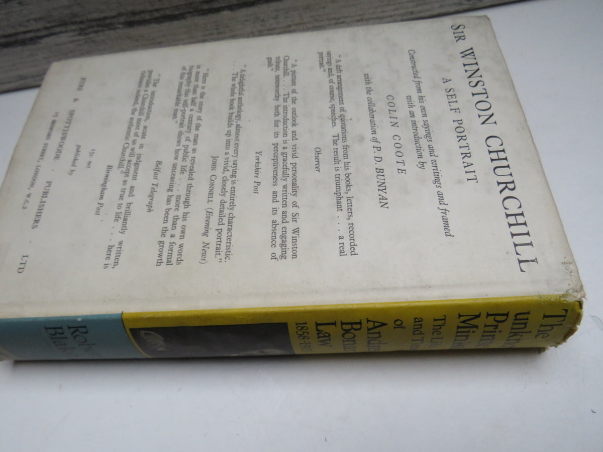 The Unknown Prime Minister The Life and Times of Andrew Bonar Law 1858-1923 By Robert Blake 1955