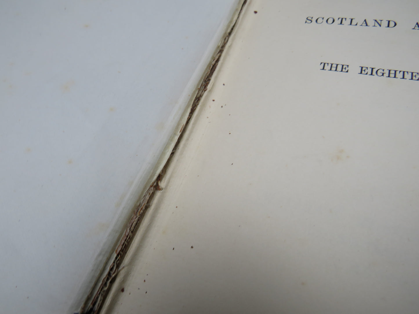 Scotland and Scotsmen In The  Eighteenth Century From The MSS Of John Ramsay ESQ of Ochtertyre Vol I 1888