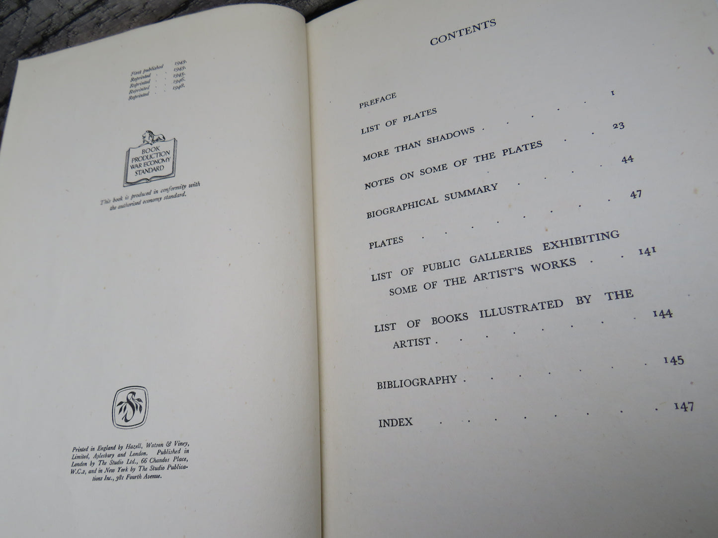 More Than Shadows A Biography Of Sir William Flint By Arnold Palmer 1948