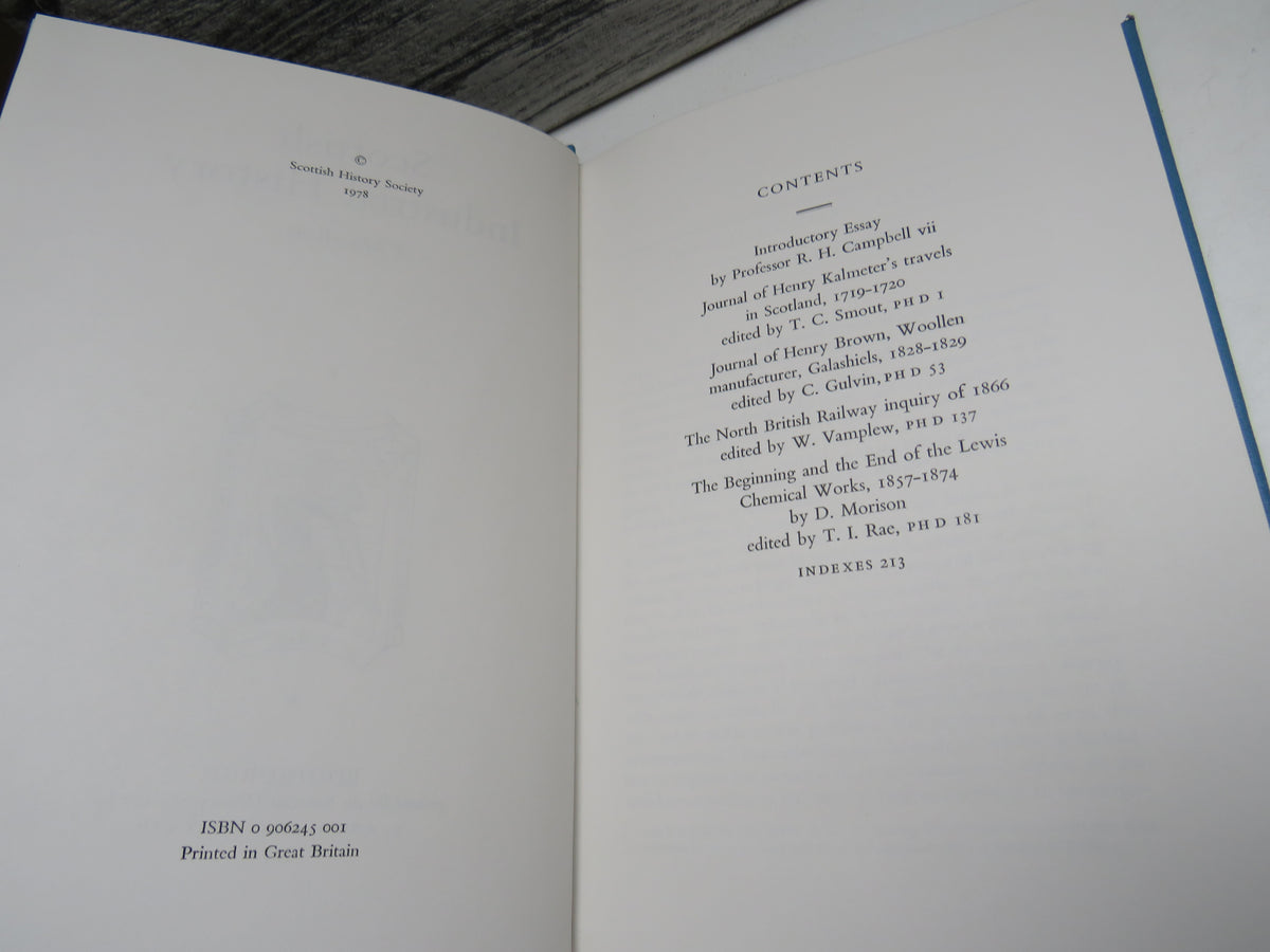 Scottish Industrial History A Miscellany 1978