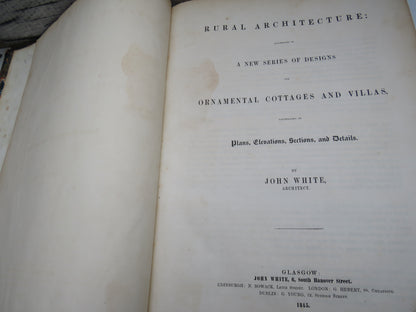 Rural Architecture A New Series of Designs Ornamental Cottages and Villas By John White 1845 book image 7