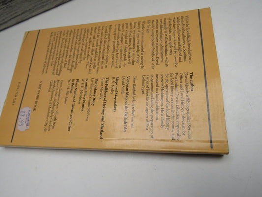 Scottish Local History An Introductory Guide By David Moody 1986