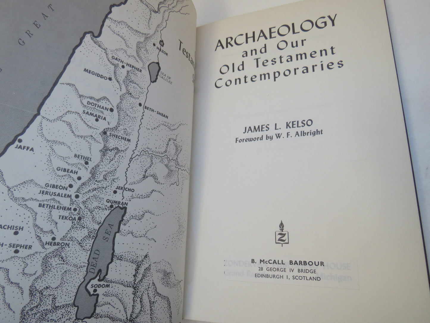 Archaeology and Our Old Testament Contemporaries By James L. Kelso 1966
