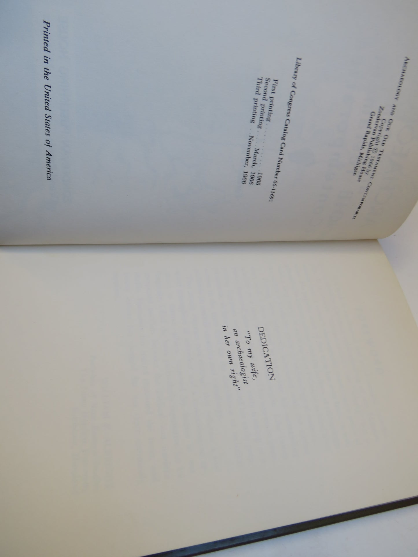 Archaeology and Our Old Testament Contemporaries By James L. Kelso 1966