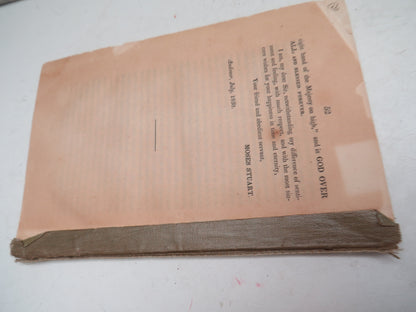 A Letter To William E. Channing On The Subject of Religious Liberty By Moses Stuart 1830