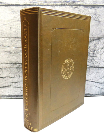 Officers and Graduates of University & King's College Aberdeen MVD-MDCCCLX Edited by Peter John Ande book front cover