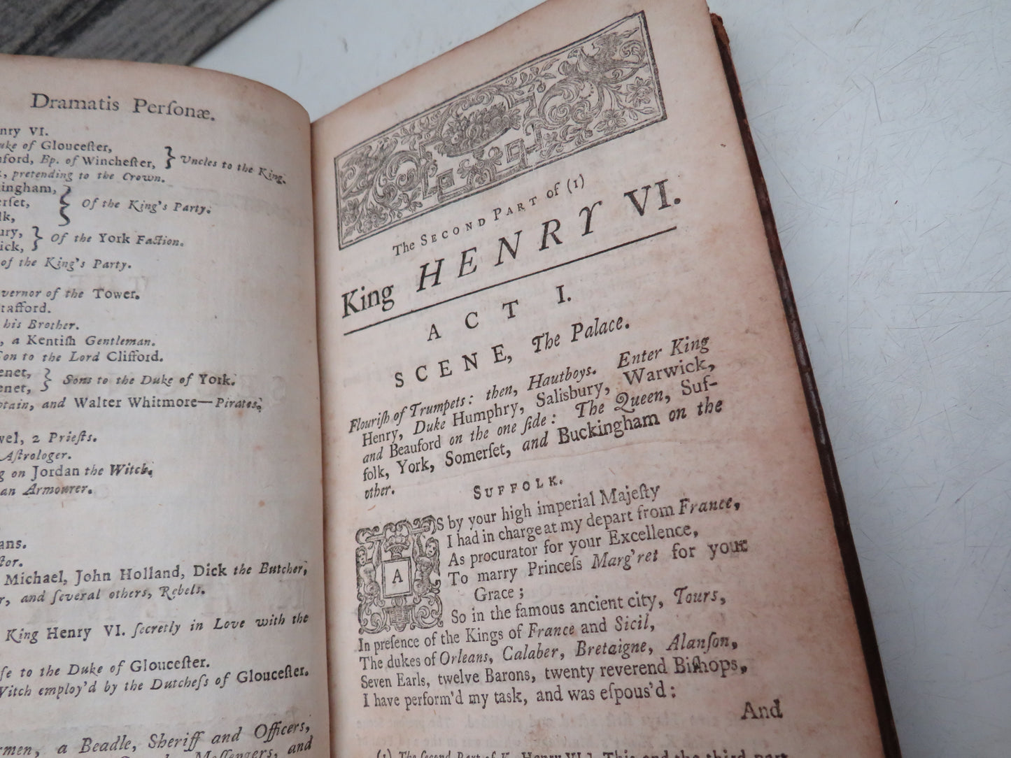 The Works of Shakespeare: Volume The Fifth 1740 Containing King Henry VI , Part II, III, King Richard III, King Henry VIII
