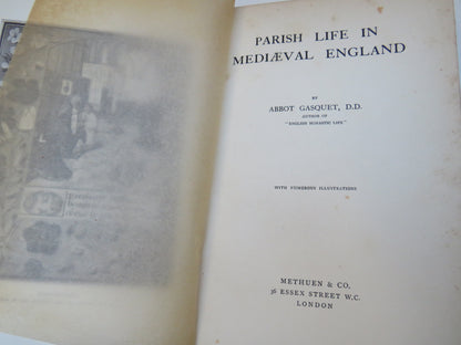 Parish Life In Mediaeval England By Abbot Gasquet 1906 Antique Book book image 4