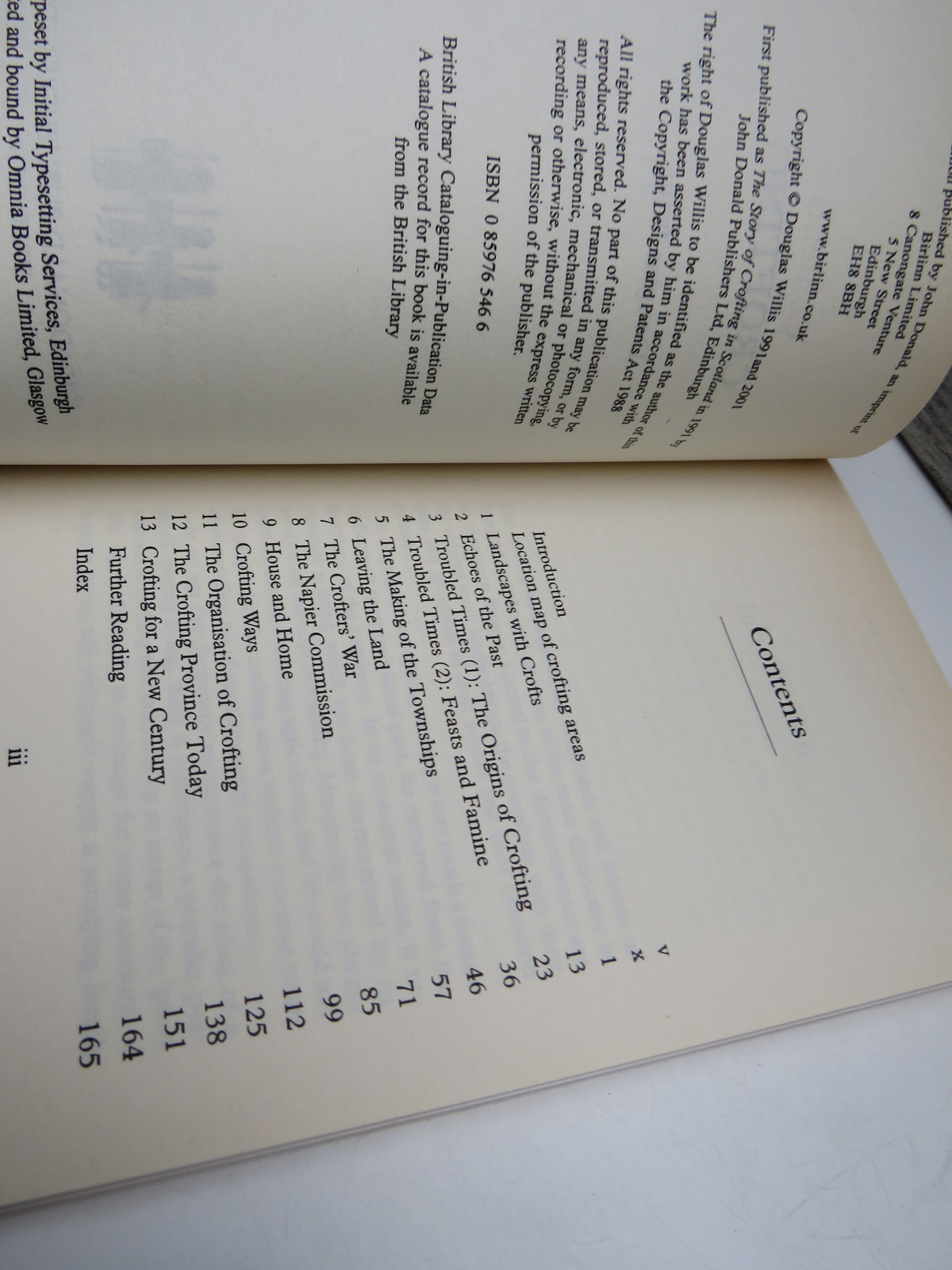 Crofting By Douglas Willis 2001