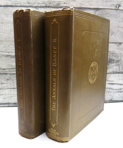 The Annals of Banff Compiled By William Cramond Volume I & II 1891 book front cover