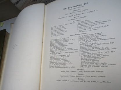 The Annals of Banff Compiled By William Cramond Volume I & II 1891 book image 5