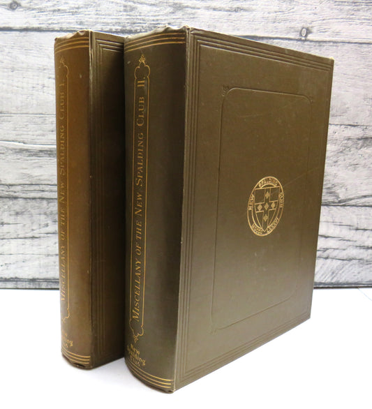 The Miscellany Of The New Spalding Club Volume I & II 1890