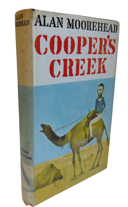 Cooper's Creek By Alan Moorehead 1963 1st Edition Vintage Book book front cover