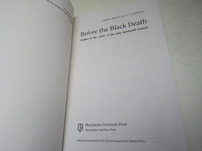 Before The Black Death Studies In The Crisis of the Early Fourteenth Century Edited By Bruce M. S. C book image 4