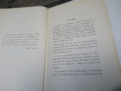 William Honyman Gillespie Of Torbanehill Scottish Metaphysical Theist By James Urquhart 1920 book image 5