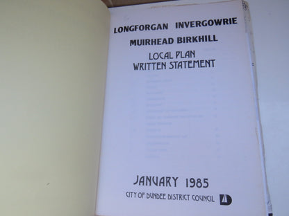 Longforgan Invergowrie Muirhead Birkhill Local Plan Written Statement 1985 book image 4