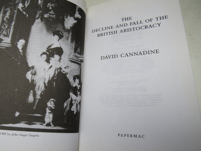 The Decline and Fall of the British Aristocracy By David Cannadine 1992 book image 4