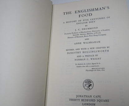The Englishman's Food, Five Centuries of English Diet by Drummond and Wilbraham, 1964 book image 3