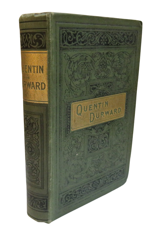 Quentin Durward By Sir Walter Scott Antique Book