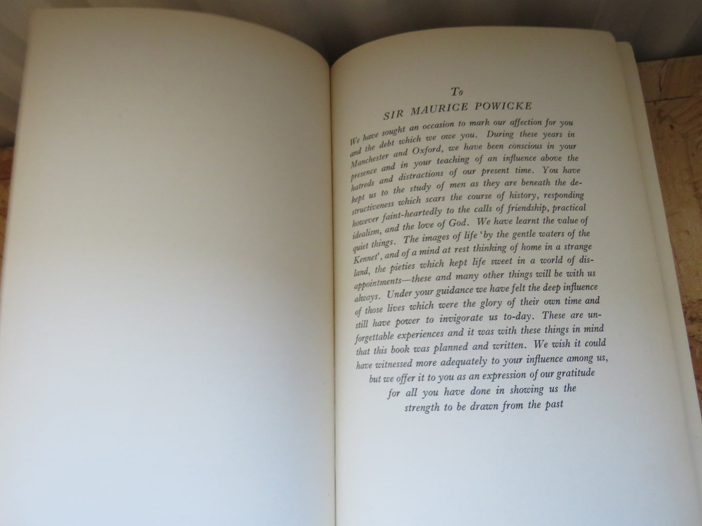 Studies In Medieval History Presented To Frederick Maurice Powicke Edited by R.W. Hunt, W. A. Pantin, R.W. Southern 1948