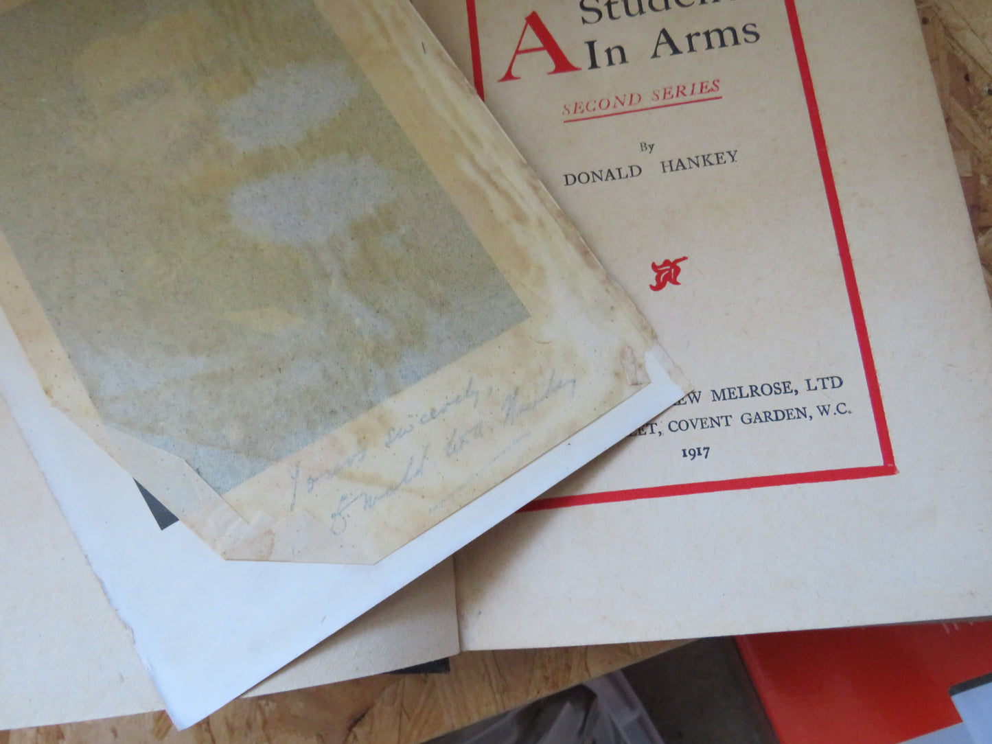 A Student In Arms Second Series By Donald Hankey 1917