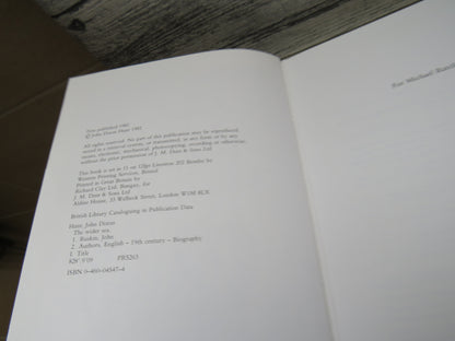 The Wider Sea A Life of John Ruskin By John Dixon Hunt 1982