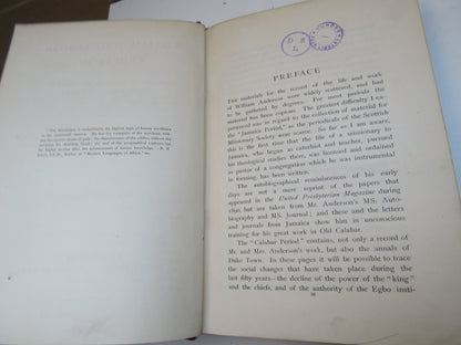 William and Louisa Anderson A Record Of Their Life and Work In Jamaica and Old Calabar By William Ma book image 5