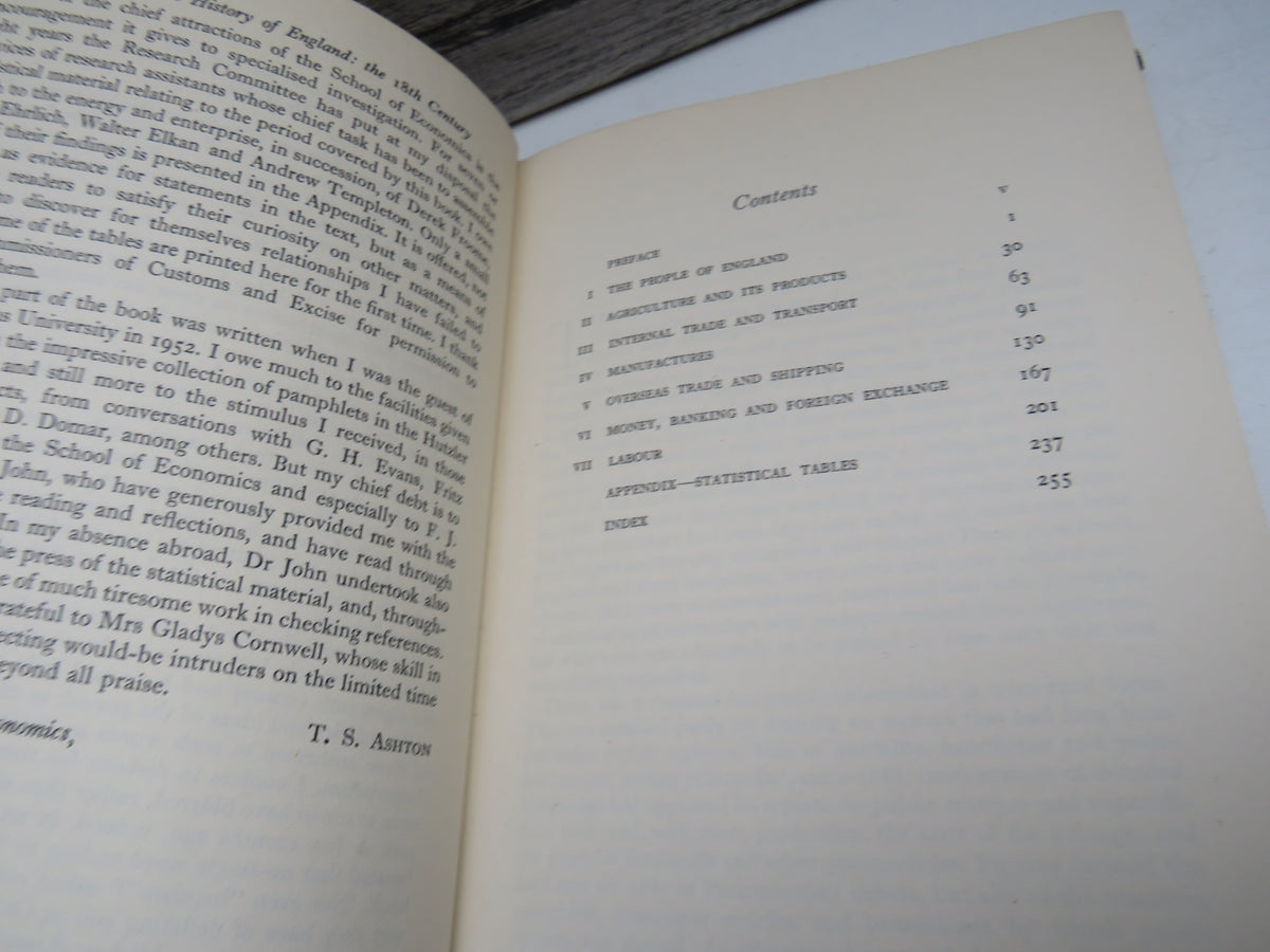 An Economic History of England: The 18th Century By T. S. Ashton 1959