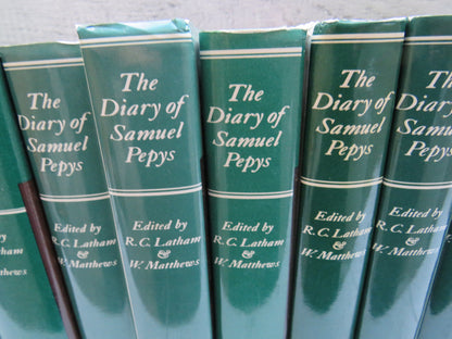 The Diary of Samuel Pepys Vol I - XI (11 Volume Complete Set), Latham & Matthews (Ed.), 1960 - 1985 book image 3