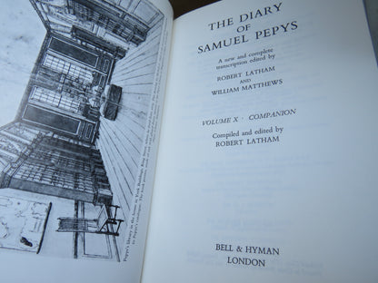 The Diary of Samuel Pepys Vol I - XI (11 Volume Complete Set), Latham & Matthews (Ed.), 1960 - 1985 book image 5