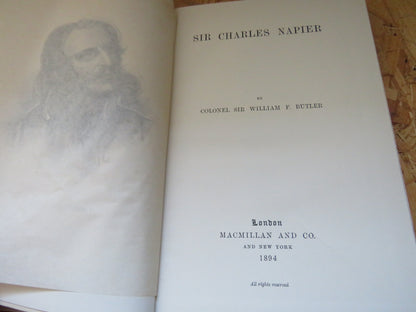 Sir Charles Napier By Colonel Sir William F. Butler 1894 book image 6