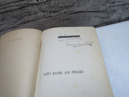 Latin Maxims and Phrases: Collected From The Institutional Writers On The Law of Scotland; and Other book image 4