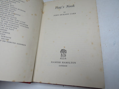 Hag's Nook By John Dickson Carr 1951 book image 4