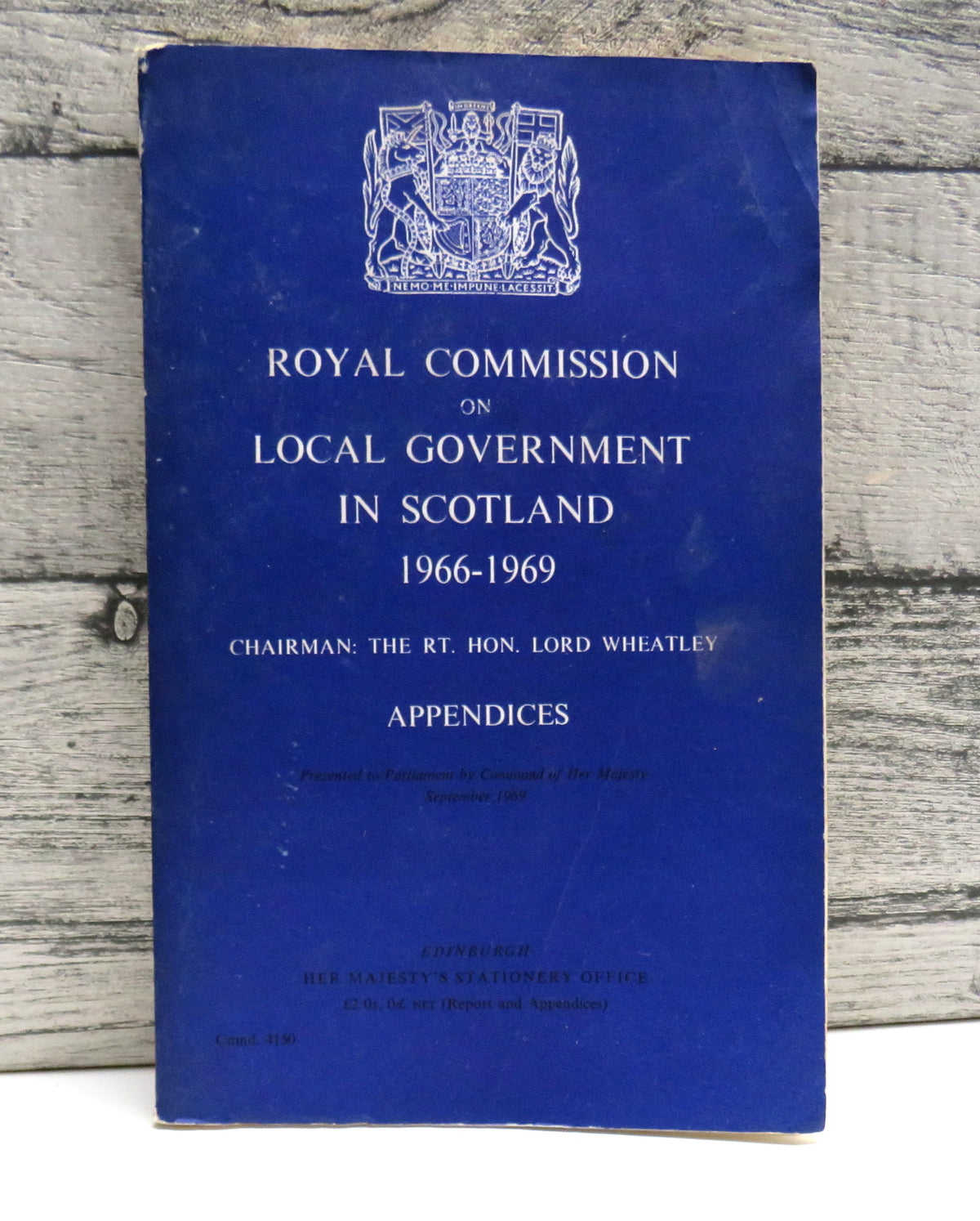 Royal Commission On Local Government In Scotland 1966-1969
