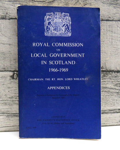 Royal Commission On Local Government In Scotland 1966-1969