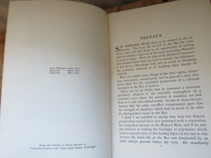 Sir Richard Muir A Memoir of a Public Prosecutor By Sidney Theodore Felstead 1927 book image 6