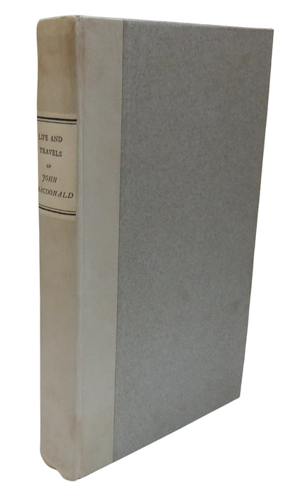 Travels In Various Parts of Europe, Asia, and Africa By John MacDonald 1790 Rare Antique Book book front cover