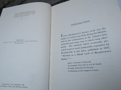 Poems of Ossian Introduction By John Macqueen 1971 book image 4