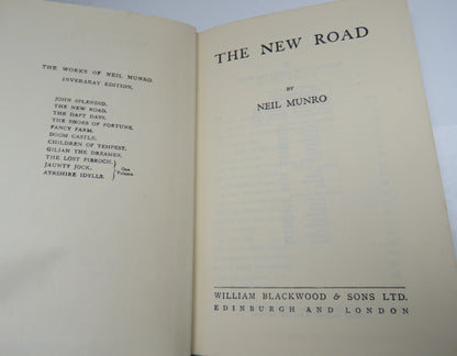 The New Road by Neil Munro, 1958 book image 3