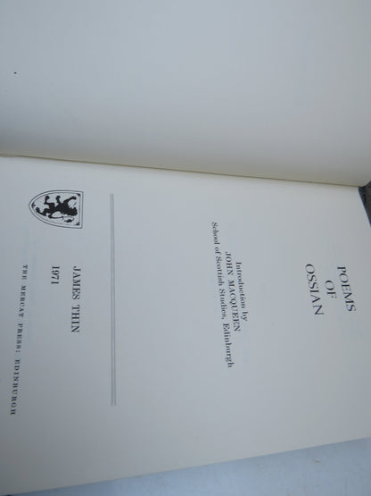 Poems of Ossian Introduction By John Macqueen 1971 book image 6