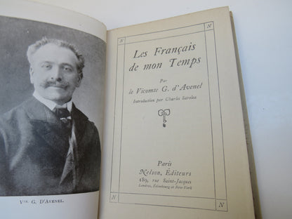 Les Francais De Mon Temps Par Le Vicomte G. d'Avenel book image 3