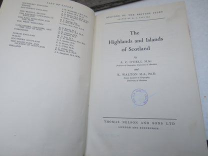 The Highlands and Islands of Scotland By A.C. O'Dell and K. Walton 1962 book image 5
