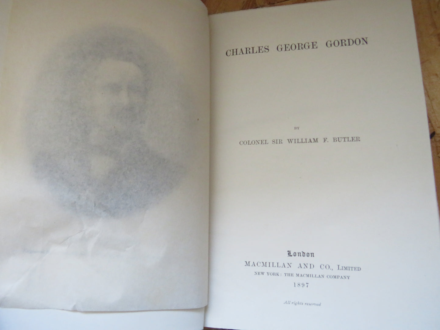 Charles George Gordon By Colonel Sir William F. Butler 1897