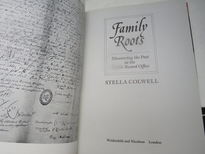 Family Roots Discovering The Past In The Public Records Office By Stella Colwell 1991 book image 4