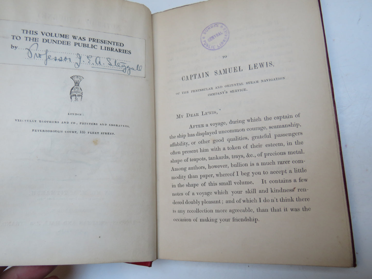 Notes of A Journey From Cornhill To Grand Cairo By Way Of Lisbon, Athens, Constantinople and Jerusalem By Mr. M. A. Titmarsh 1846