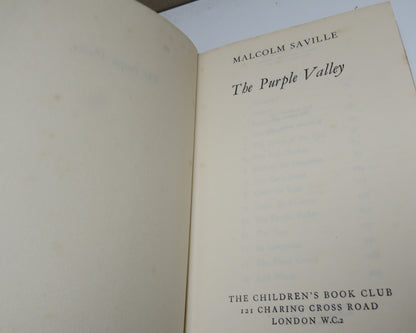 The Purple Valley by Malcolm Saville, 1965 book image 3