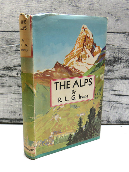 The Alps by R. L. G. Irving, 1939 book front cover