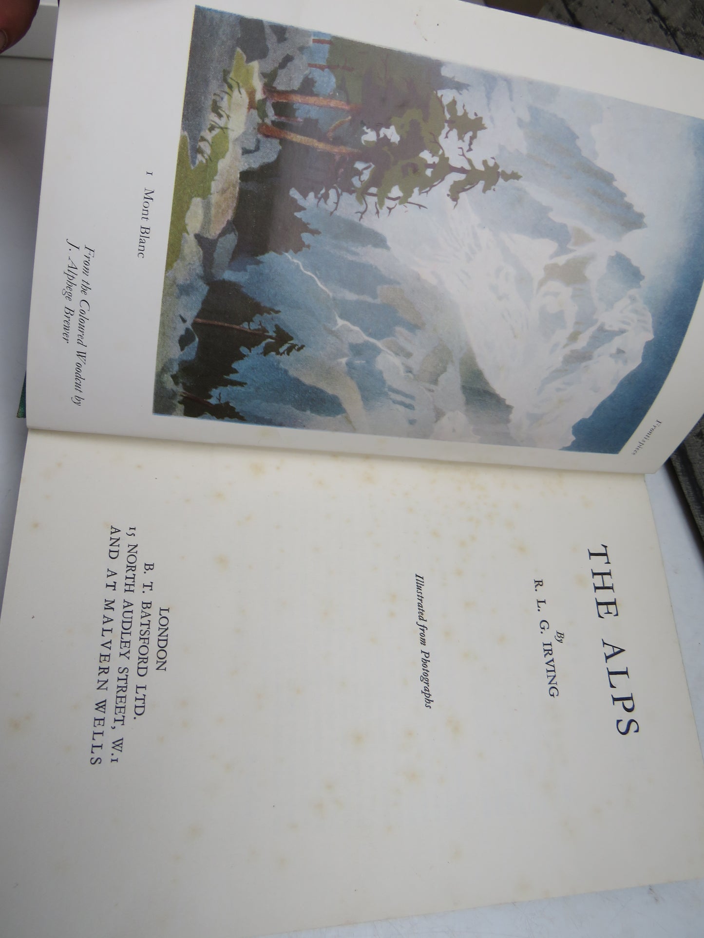 The Alps by R. L. G. Irving, 1939