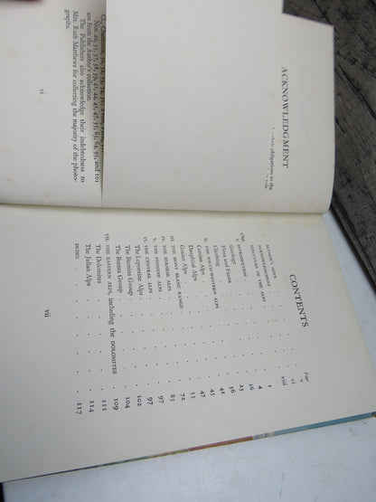 The Alps by R. L. G. Irving, 1939 book image 5