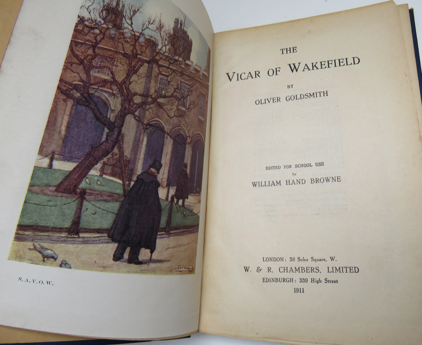 The Vicar of Wakefield by Oliver Goldsmith, 1911